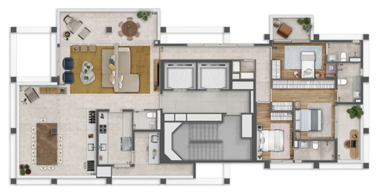 Foto 1 de Apartamento com 3 quartos à venda, 126m2 em Pinheiros, São Paulo - SP