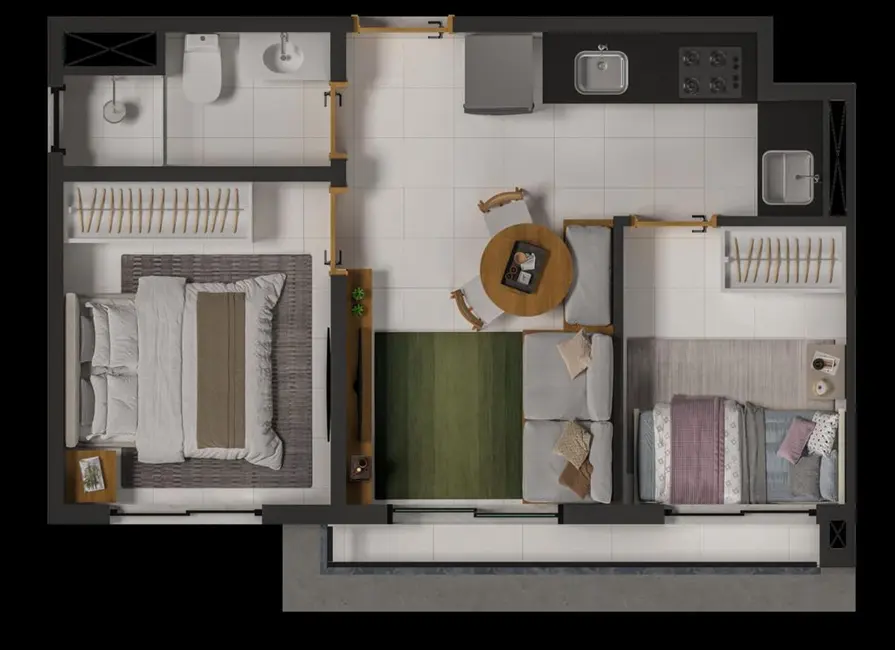 Foto 5 de Apartamento com 2 quartos à venda, 34m2 em Vila Monte Alegre, São Paulo - SP