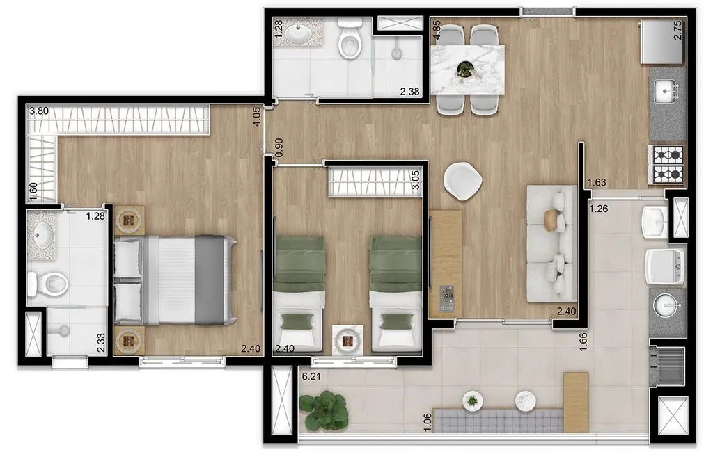 Foto 1 de Apartamento com 2 quartos à venda, 62m2 em Lapa, São Paulo - SP
