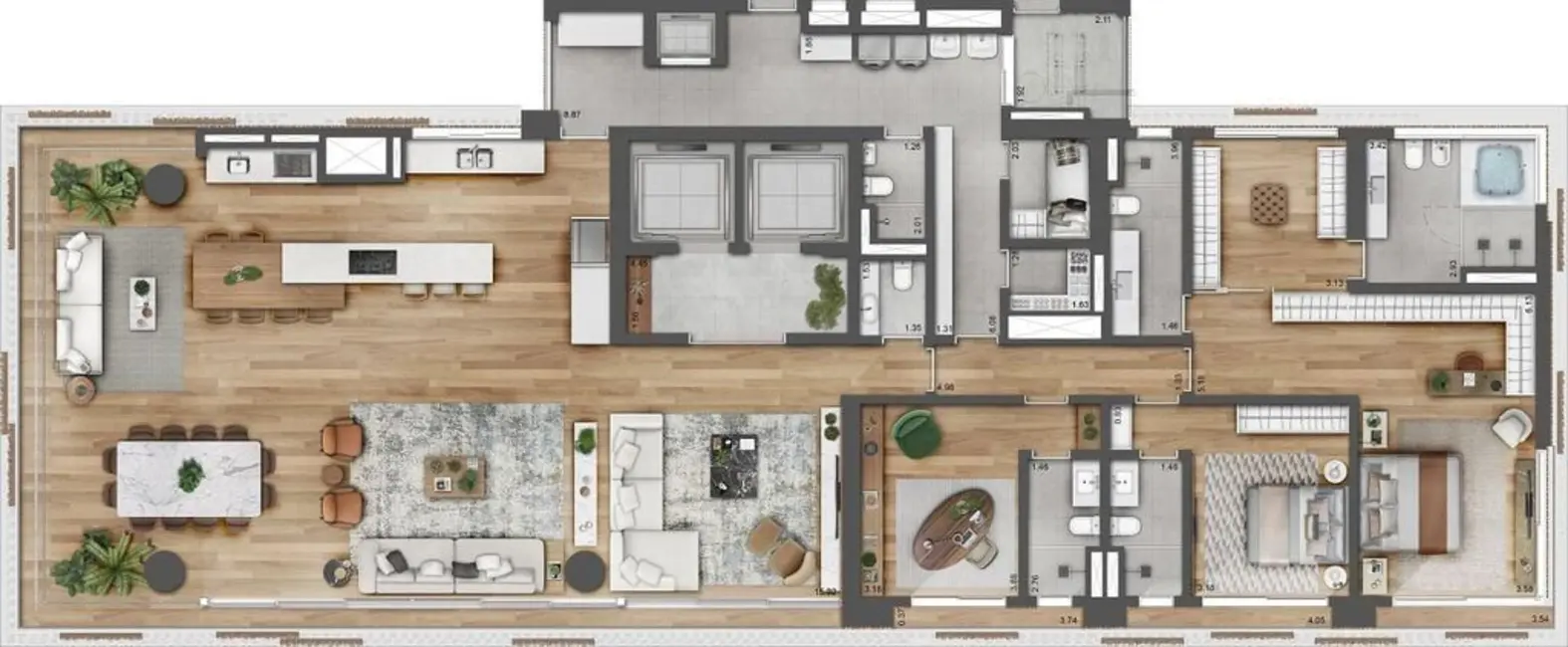 Apartamento com 4 quartos à venda, 355m2 em Itaim Bibi, São Paulo - SP - imagem 1 Foto 1 de Apartamento com 4 quartos à venda, 355m2 em Itaim Bibi, São Paulo - SP