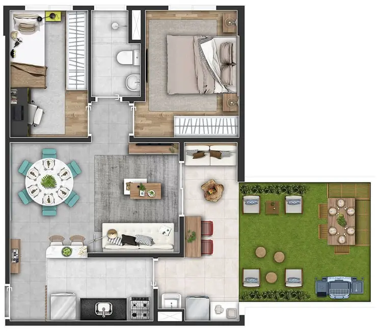 Foto 1 de Apartamento com 1 quarto à venda, 42m2 em São Paulo - SP