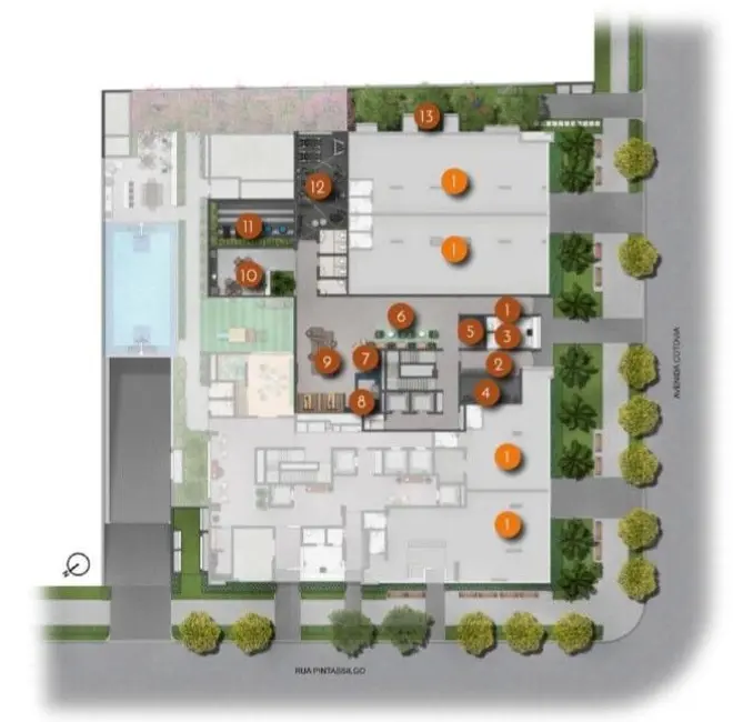 Apartamento com 1 quarto à venda, 33m2 em Moema, São Paulo - SP - imagem 2 Foto 2 de Apartamento com 1 quarto à venda, 33m2 em Moema, São Paulo - SP