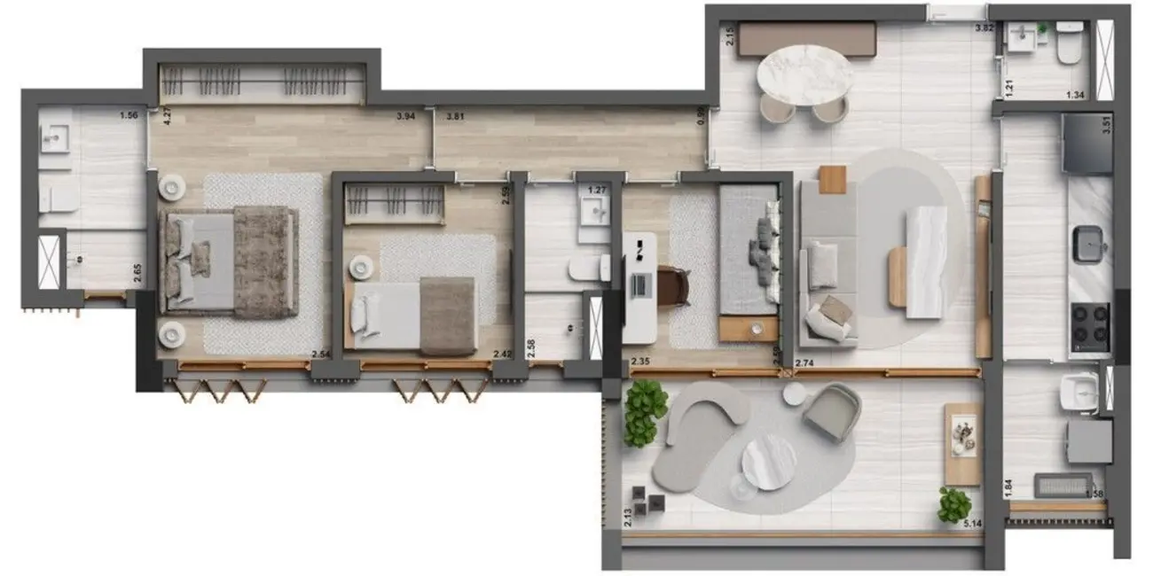 Foto 6 de Apartamento com 2 quartos à venda, 70m2 em Jardim Paulista, São Paulo - SP