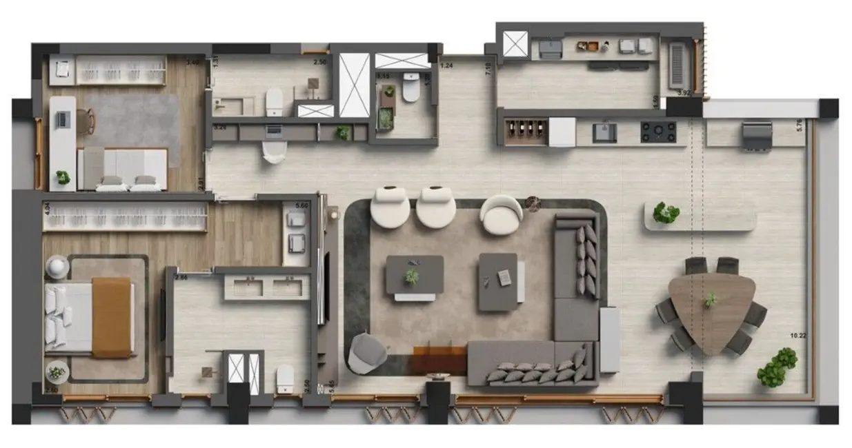 Foto 4 de Apartamento com 2 quartos à venda, 70m2 em Jardim Paulista, São Paulo - SP