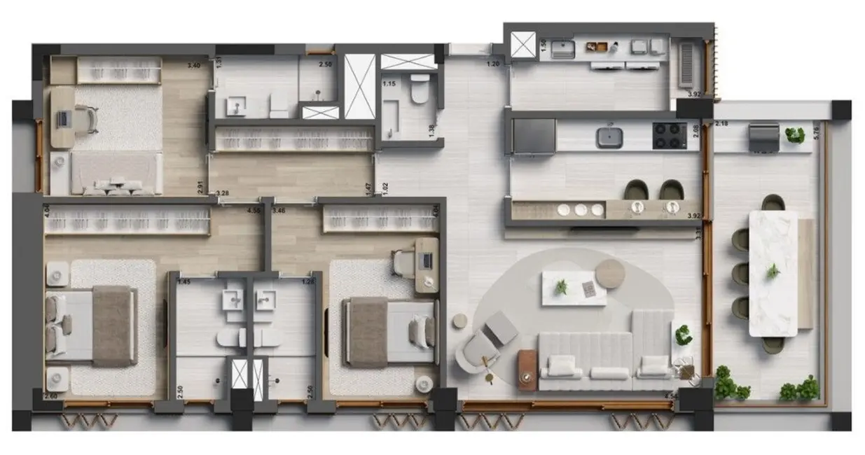Foto 2 de Apartamento com 2 quartos à venda, 70m2 em Jardim Paulista, São Paulo - SP