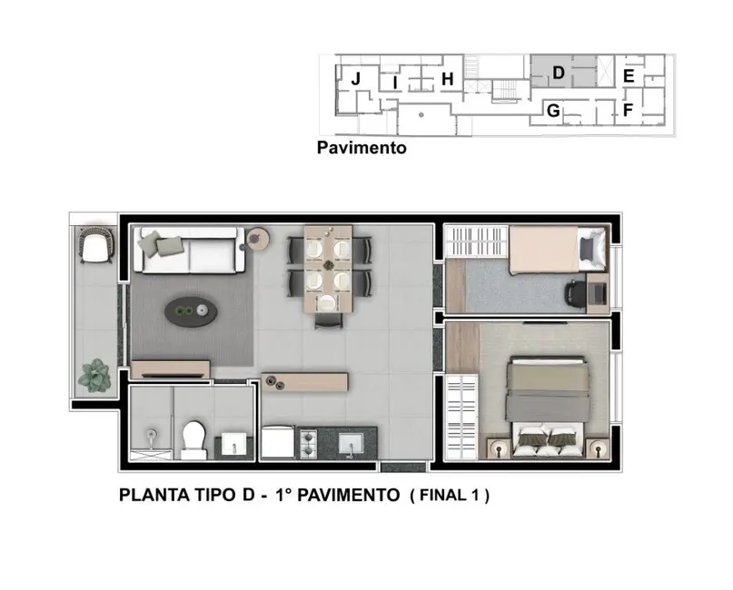 Foto 2 de Apartamento com 2 quartos à venda, 55m2 em Vila Mariana, São Paulo - SP