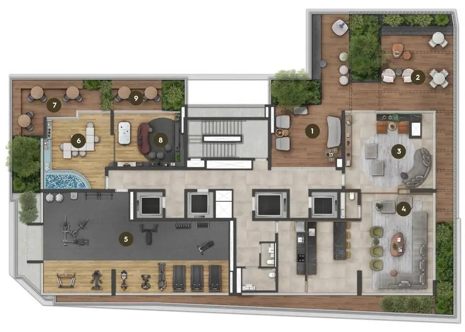 Apartamento com 2 quartos à venda, 81m2 em Vila Nova Conceição, São Paulo - SP - imagem 3 Foto 3 de Apartamento com 2 quartos à venda, 81m2 em Vila Nova Conceição, São Paulo - SP