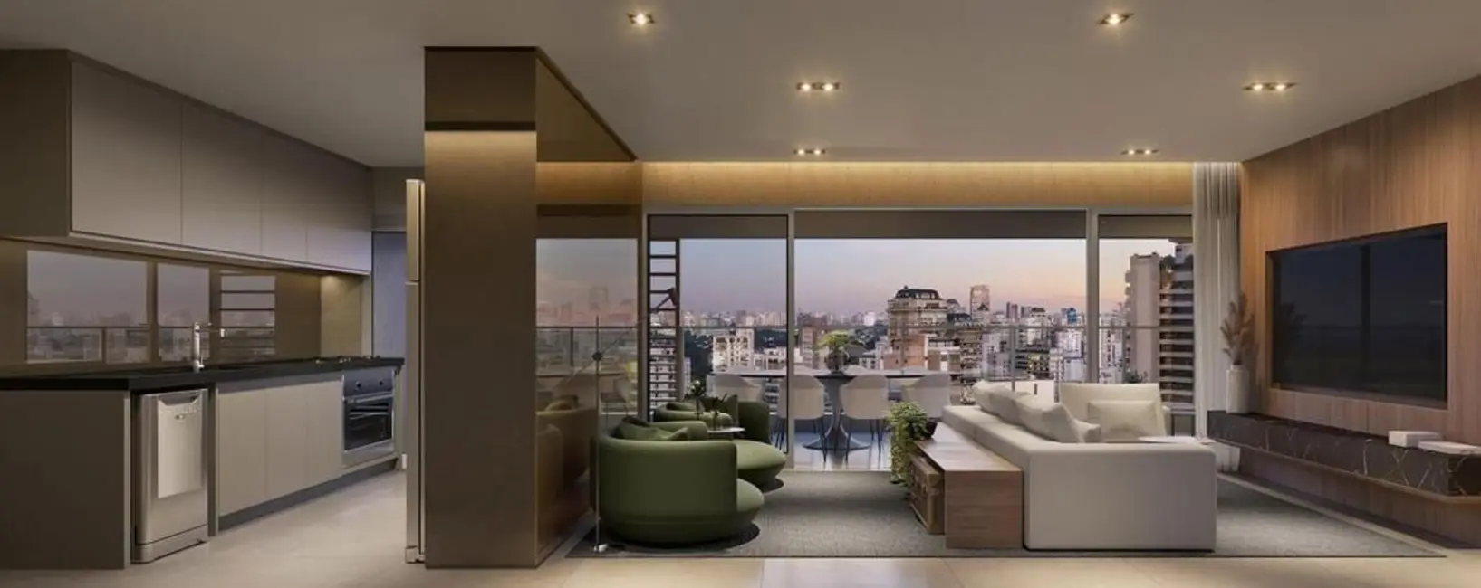 Apartamento com 3 quartos à venda, 126m2 em Vila Nova Conceição, São Paulo - SP - imagem 4 Foto 4 de Apartamento com 3 quartos à venda, 126m2 em Vila Nova Conceição, São Paulo - SP