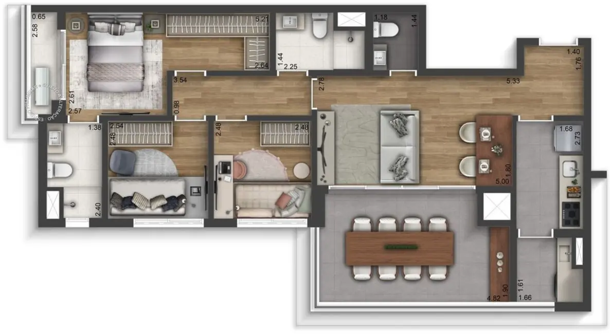 Foto 3 de Apartamento com 2 quartos à venda, 62m2 em São Paulo - SP