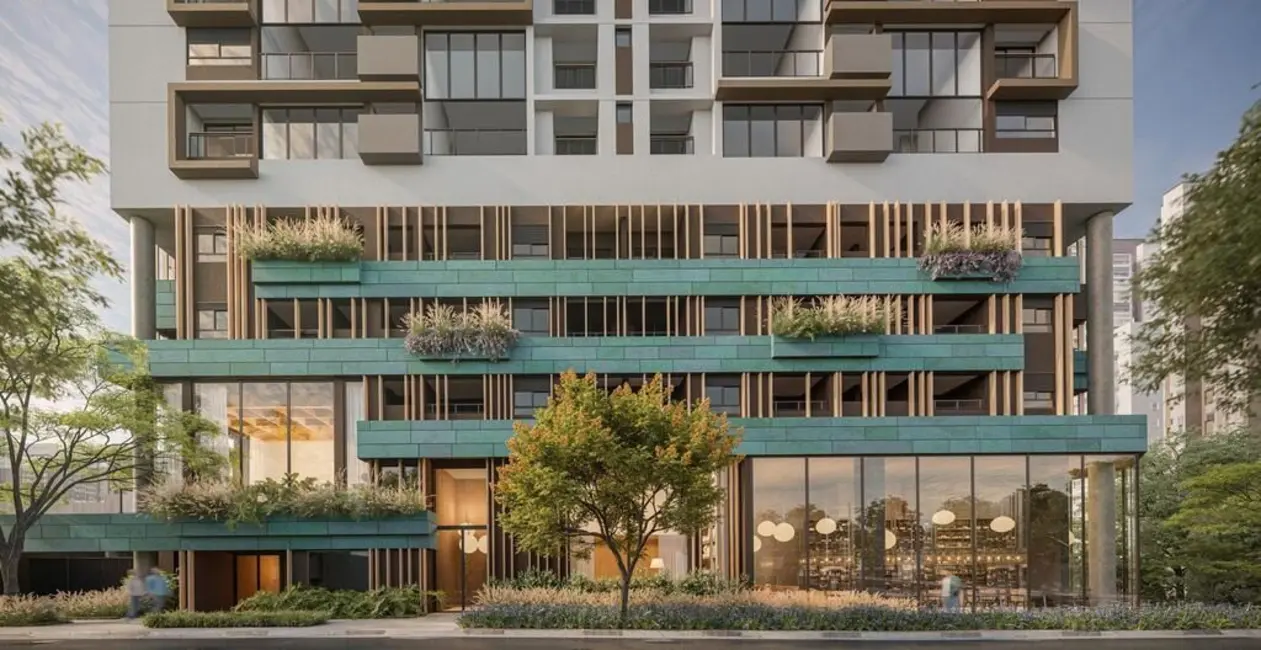 Foto 2 de Apartamento com 2 quartos à venda, 52m2 em Pinheiros, São Paulo - SP