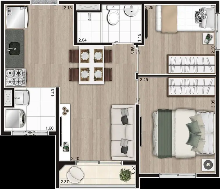 Foto 1 de Apartamento com 2 quartos à venda, 37m2 em Vila Moraes, São Paulo - SP