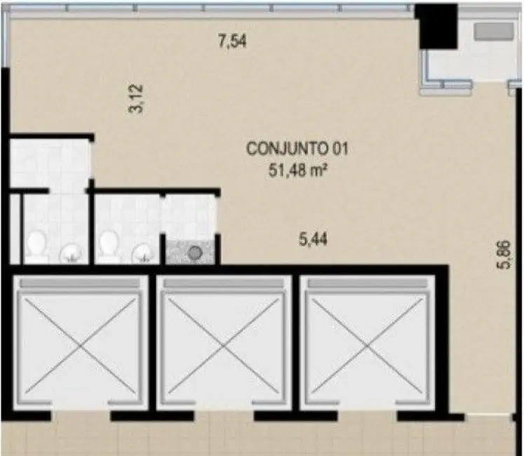 Foto 4 de Sala Comercial à venda, 45m2 em Barueri - SP