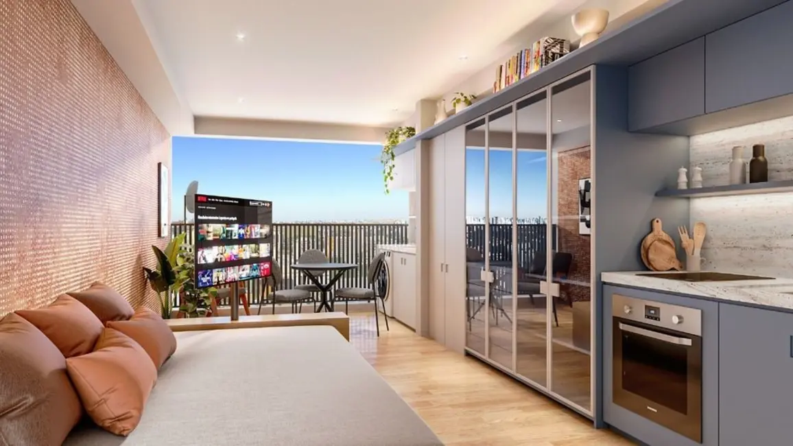 Foto 5 de Apartamento com 1 quarto à venda, 37m2 em Moema, São Paulo - SP