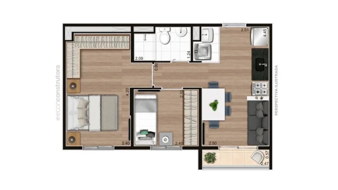 Foto 5 de Apartamento com 1 quarto à venda, 26m2 em Parada XV de Novembro, São Paulo - SP