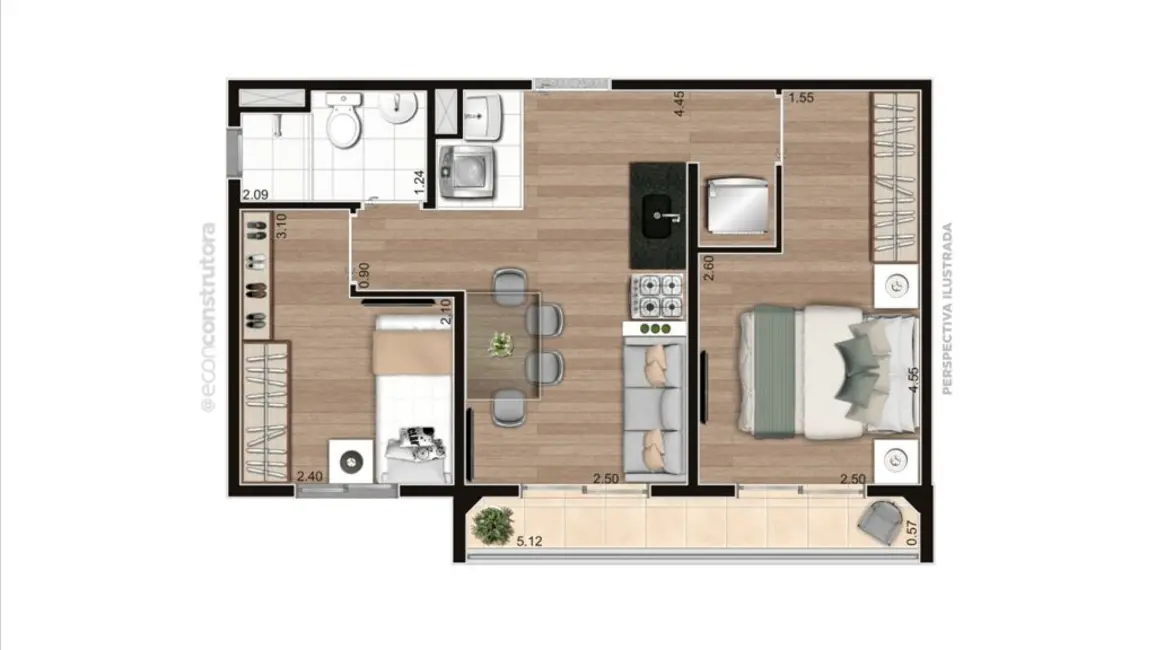 Foto 9 de Apartamento com 1 quarto à venda, 26m2 em Parada XV de Novembro, São Paulo - SP