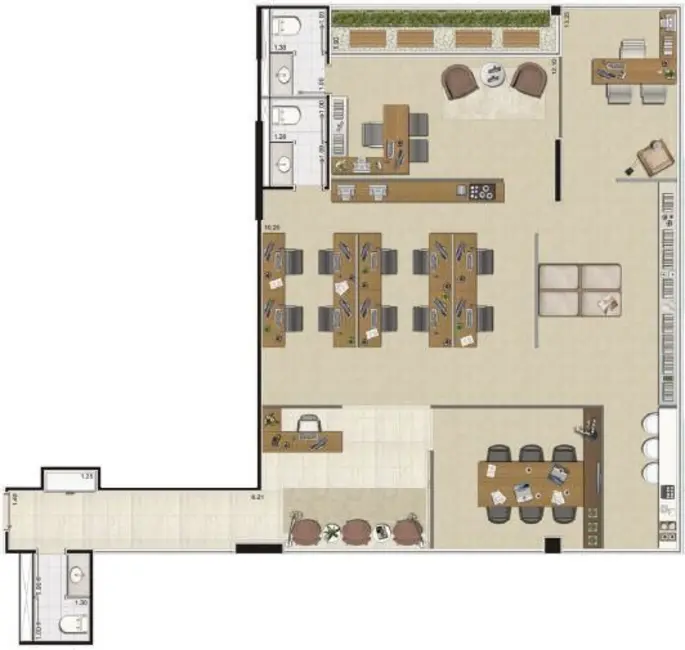 Foto 3 de Sala Comercial à venda, 66m2 em Bethaville I, Barueri - SP