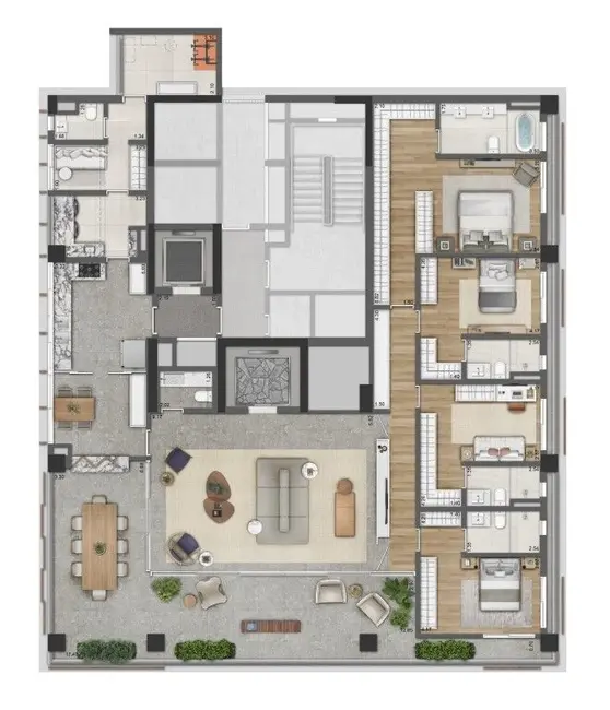 Foto 8 de Apartamento com 3 quartos à venda, 288m2 em Jardim Paulista, São Paulo - SP