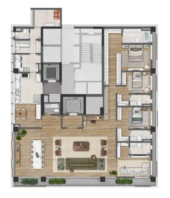 Foto 5 de Apartamento com 3 quartos à venda, 288m2 em Jardim Paulista, São Paulo - SP