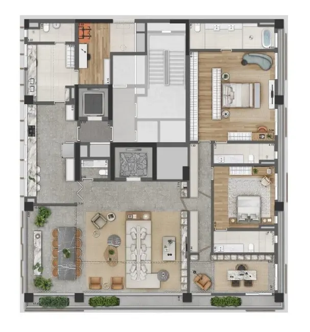 Foto 2 de Apartamento com 3 quartos à venda, 288m2 em Jardim Paulista, São Paulo - SP