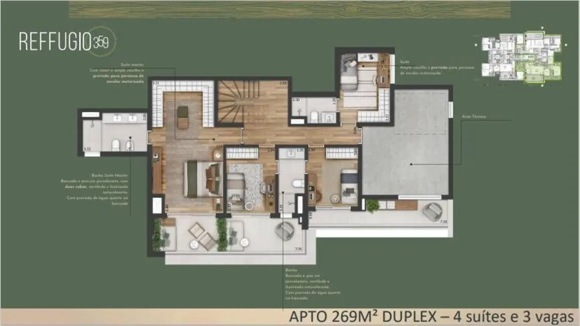 Foto 3 de Apartamento com 3 quartos à venda, 217m2 em Aclimação, São Paulo - SP