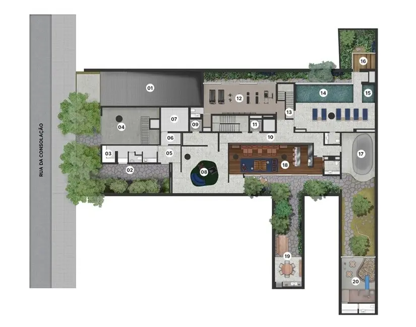 Apartamento com 3 quartos à venda, 277m2 em Cerqueira César, São Paulo - SP - imagem 7 Foto 7 de Apartamento com 3 quartos à venda, 277m2 em Cerqueira César, São Paulo - SP