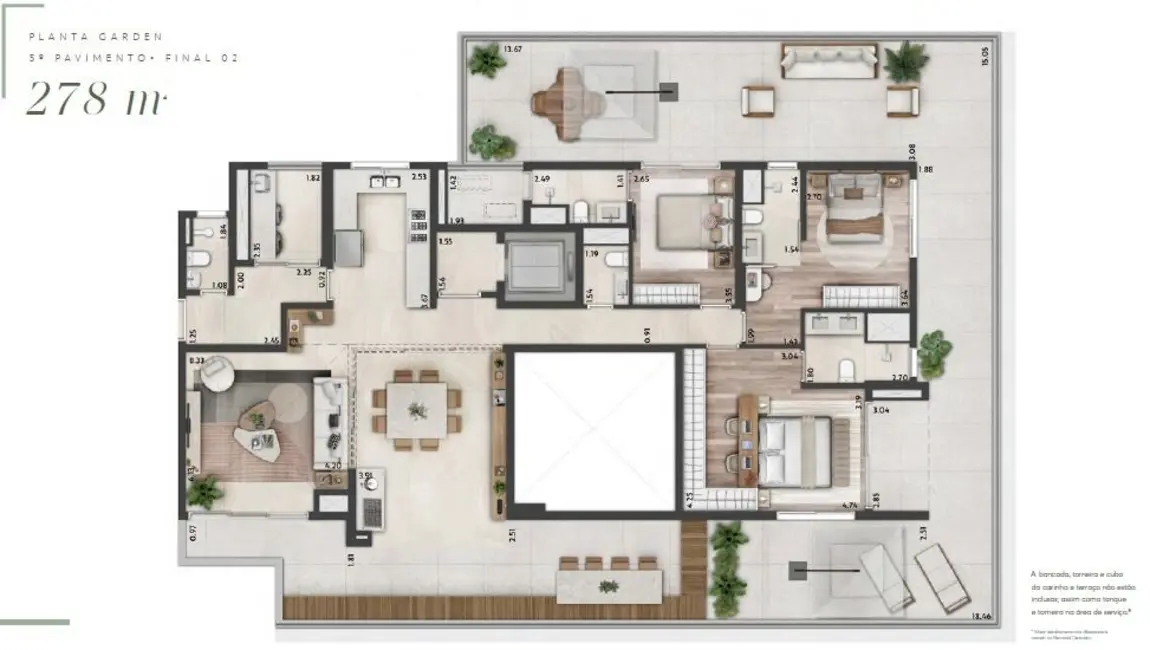 Apartamento com 3 quartos à venda, 151m2 em Moema, São Paulo - SP - imagem 9 Foto 9 de Apartamento com 3 quartos à venda, 151m2 em Moema, São Paulo - SP