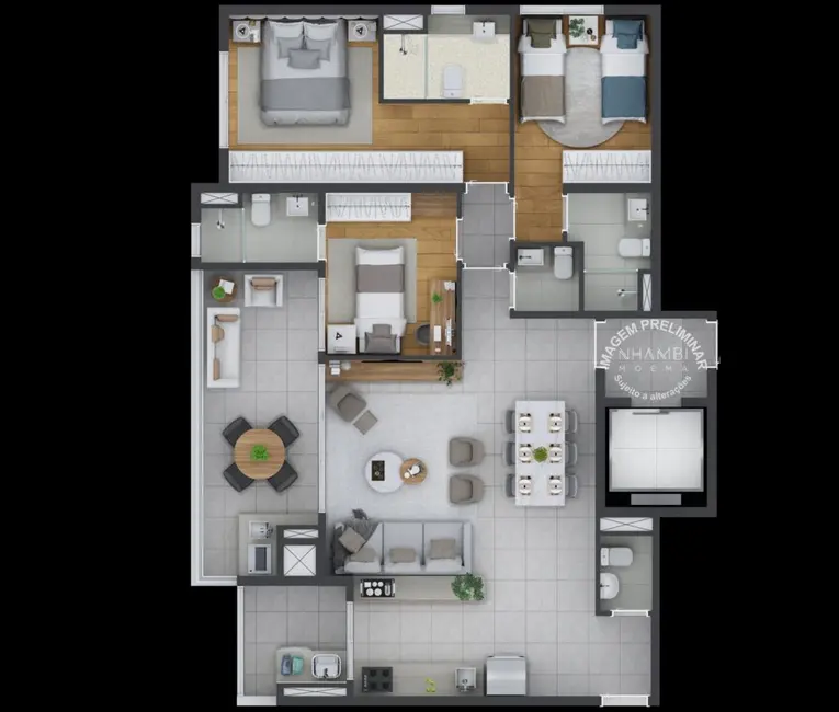 Apartamento com 3 quartos à venda, 111m2 em Moema, São Paulo - SP - imagem 2 Foto 2 de Apartamento com 3 quartos à venda, 111m2 em Moema, São Paulo - SP