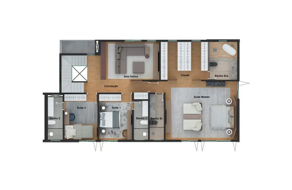 Foto 7 de Casa de Condomínio com 4 quartos à venda, 548m2 em Real Parque, São Paulo - SP