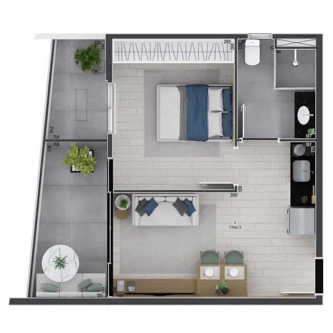 Foto 8 de Kitnet com 1 quarto à venda, 31m2 em Vila Madalena, São Paulo - SP