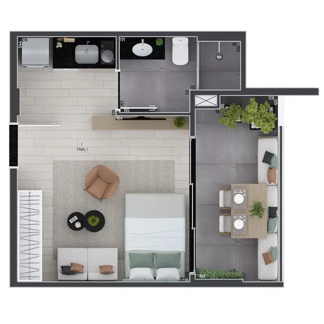 Foto 7 de Kitnet com 1 quarto à venda, 31m2 em Vila Madalena, São Paulo - SP