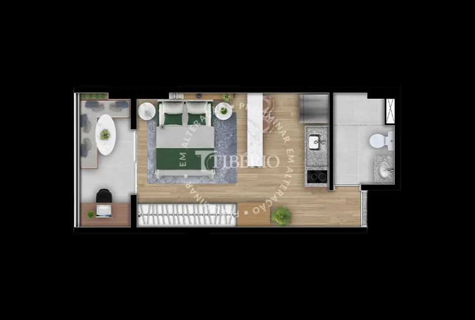 Foto 3 de Kitnet com 1 quarto à venda, 24m2 em Mooca, São Paulo - SP