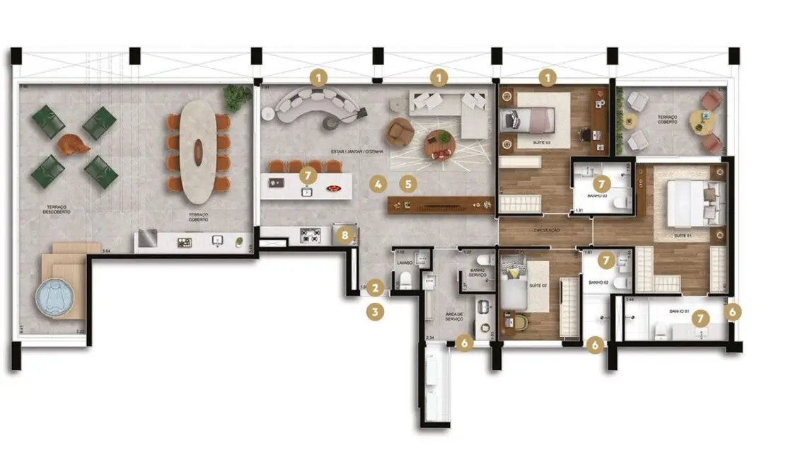 Foto 8 de Apartamento com 1 quarto à venda, 57m2 em Ibirapuera, São Paulo - SP