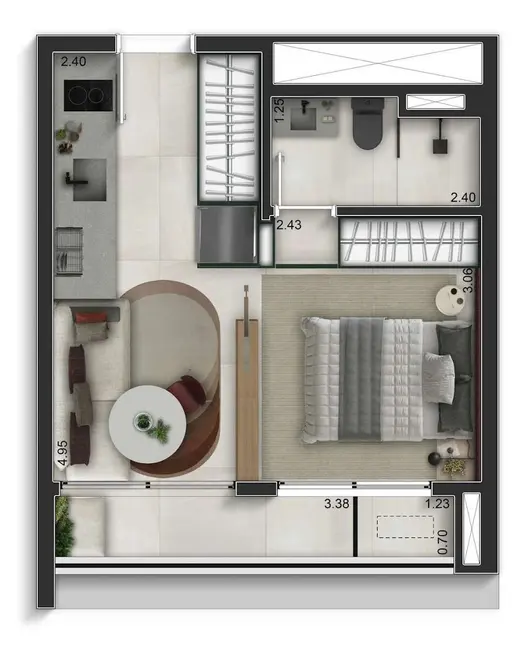 Foto 5 de Kitnet com 1 quarto à venda, 24m2 em Bela Vista, São Paulo - SP