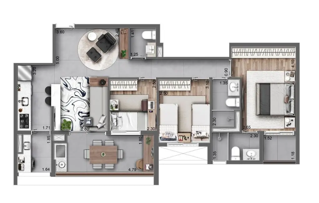 Apartamento com 3 quartos à venda, 86m2 em Moema, São Paulo - SP - imagem 1 Foto 1 de Apartamento com 3 quartos à venda, 86m2 em Moema, São Paulo - SP