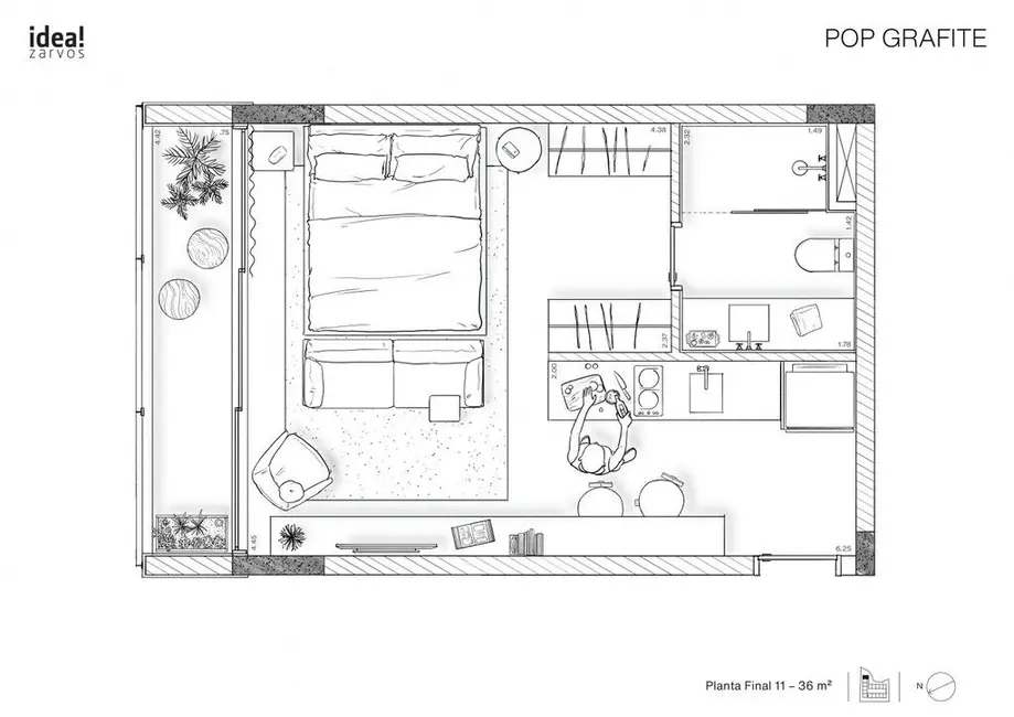 Foto 1 de Kitnet com 1 quarto à venda, 29m2 em Vila Madalena, São Paulo - SP