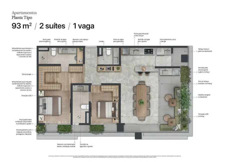 Apartamento com 4 quartos à venda, 362m2 em Alto de Pinheiros, São Paulo - SP - imagem 9 Foto 9 de Apartamento com 4 quartos à venda, 362m2 em Alto de Pinheiros, São Paulo - SP