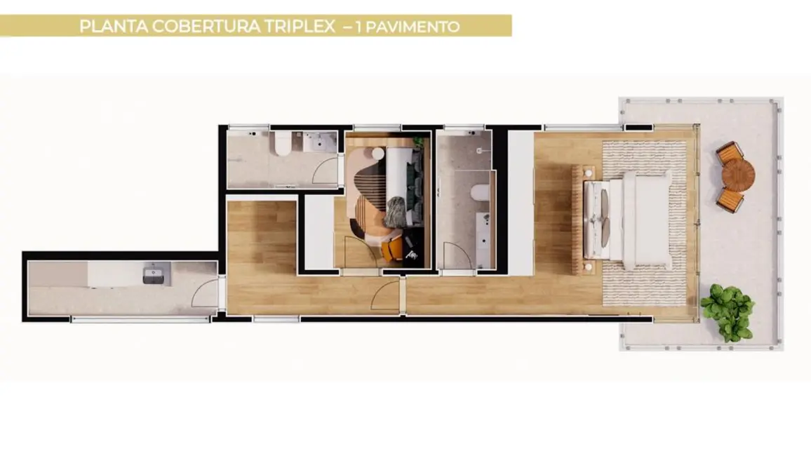 Apartamento com 1 quarto à venda, 79m2 em Itaim Bibi, São Paulo - SP - imagem 6 Foto 6 de Apartamento com 1 quarto à venda, 79m2 em Itaim Bibi, São Paulo - SP