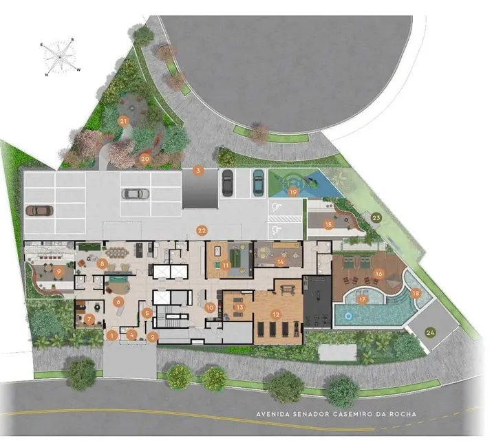 Foto 5 de Apartamento com 2 quartos à venda, 69m2 em Mirandópolis, São Paulo - SP