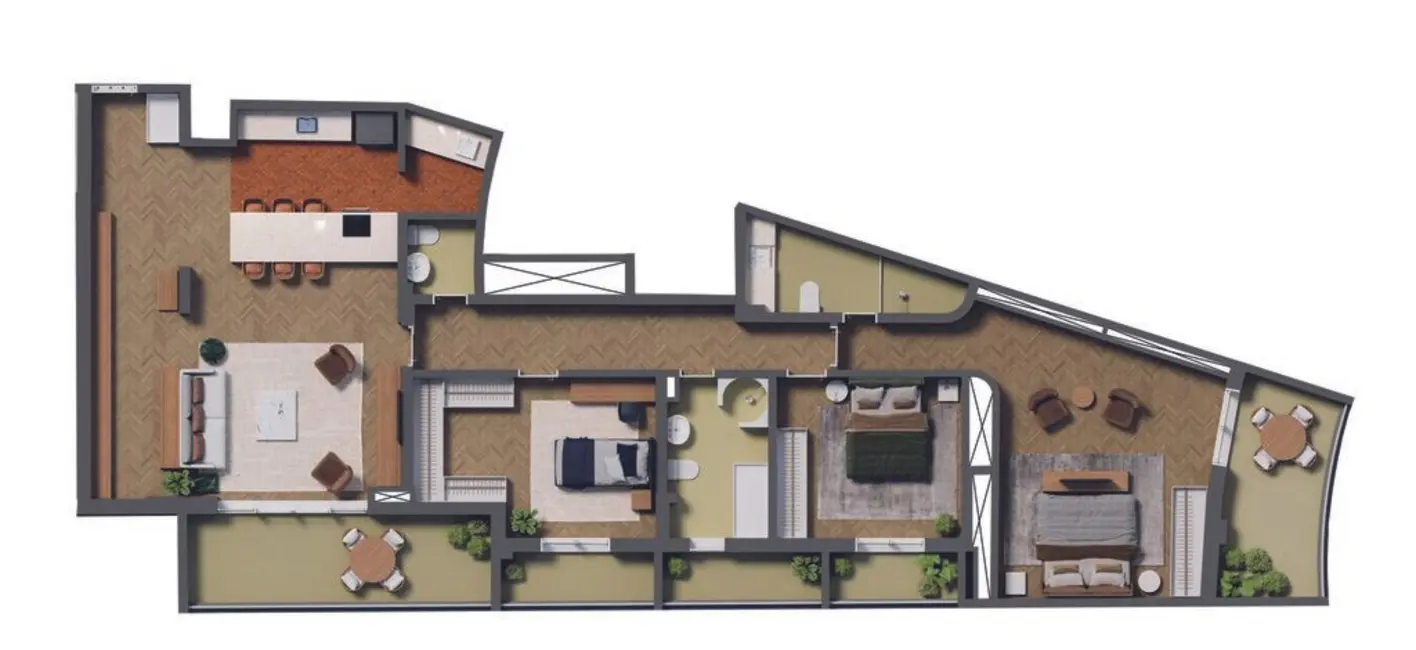 Apartamento com 1 quarto à venda, 64m2 em Centro, São Paulo - SP - imagem 6 Foto 6 de Apartamento com 1 quarto à venda, 64m2 em Centro, São Paulo - SP