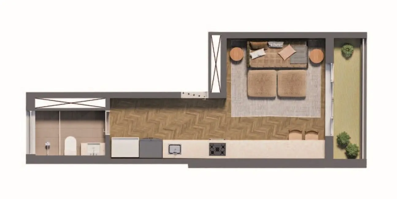 Apartamento com 1 quarto à venda, 64m2 em Centro, São Paulo - SP - imagem 8 Foto 8 de Apartamento com 1 quarto à venda, 64m2 em Centro, São Paulo - SP