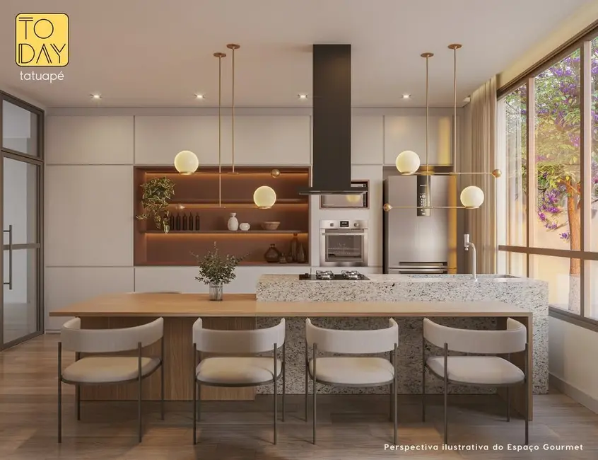 Apartamento com 1 quarto à venda, 30m2 em Tatuapé, São Paulo - SP - imagem 6 Foto 6 de Apartamento com 1 quarto à venda, 30m2 em Tatuapé, São Paulo - SP