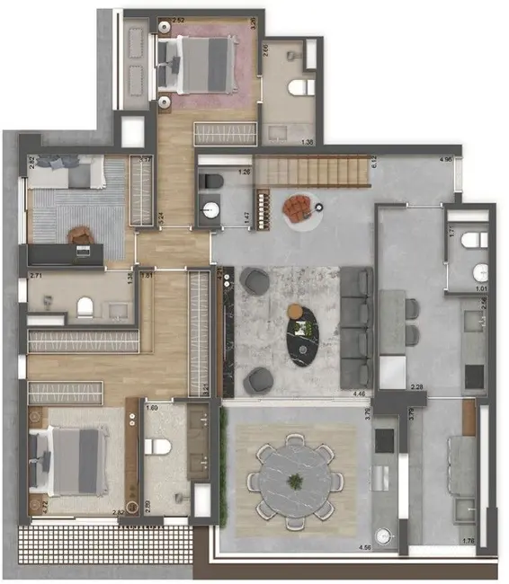 Foto 1 de Apartamento com 3 quartos à venda, 132m2 em Bela Vista, São Paulo - SP
