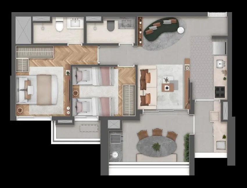 Apartamento com 2 quartos à venda, 68m2 em Vila Prudente, São Paulo - SP - imagem 4 Foto 4 de Apartamento com 2 quartos à venda, 68m2 em Vila Prudente, São Paulo - SP