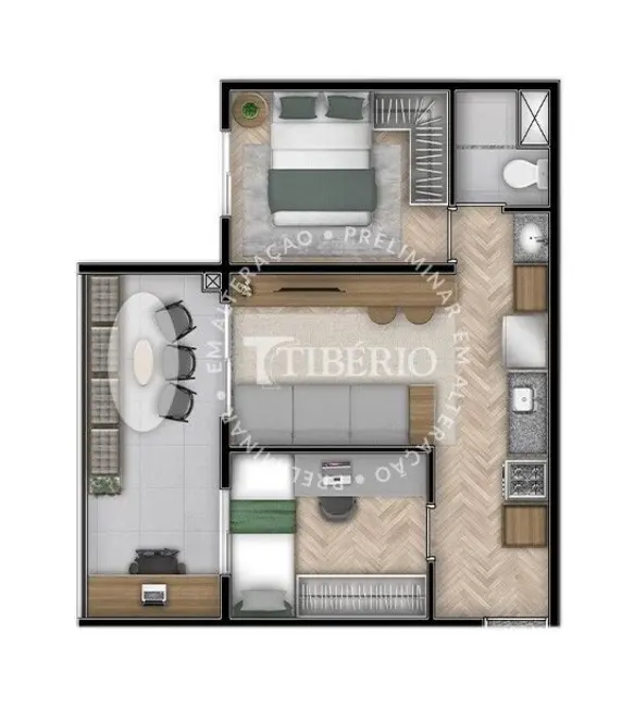 Foto 2 de Apartamento com 2 quartos à venda, 45m2 em Alto da Boa Vista, São Paulo - SP