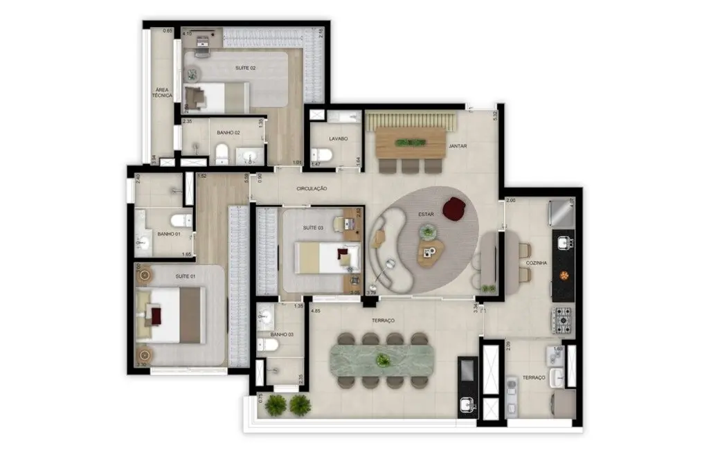 Foto 9 de Apartamento com 3 quartos à venda, 92m2 em Pinheiros, São Paulo - SP