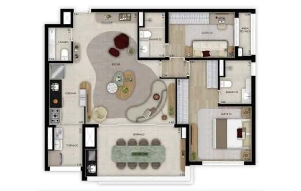 Foto 2 de Apartamento com 3 quartos à venda, 92m2 em Pinheiros, São Paulo - SP