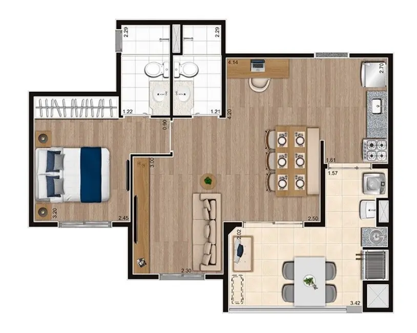 Foto 1 de Apartamento com 2 quartos à venda, 53m2 em Casa Verde, São Paulo - SP