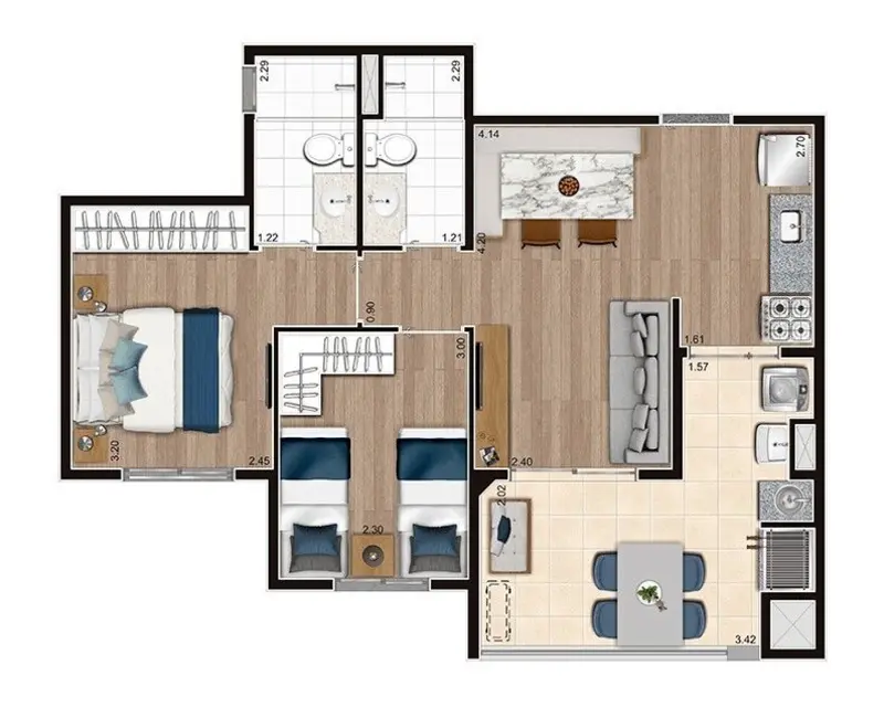 Foto 5 de Apartamento com 2 quartos à venda, 53m2 em Casa Verde, São Paulo - SP