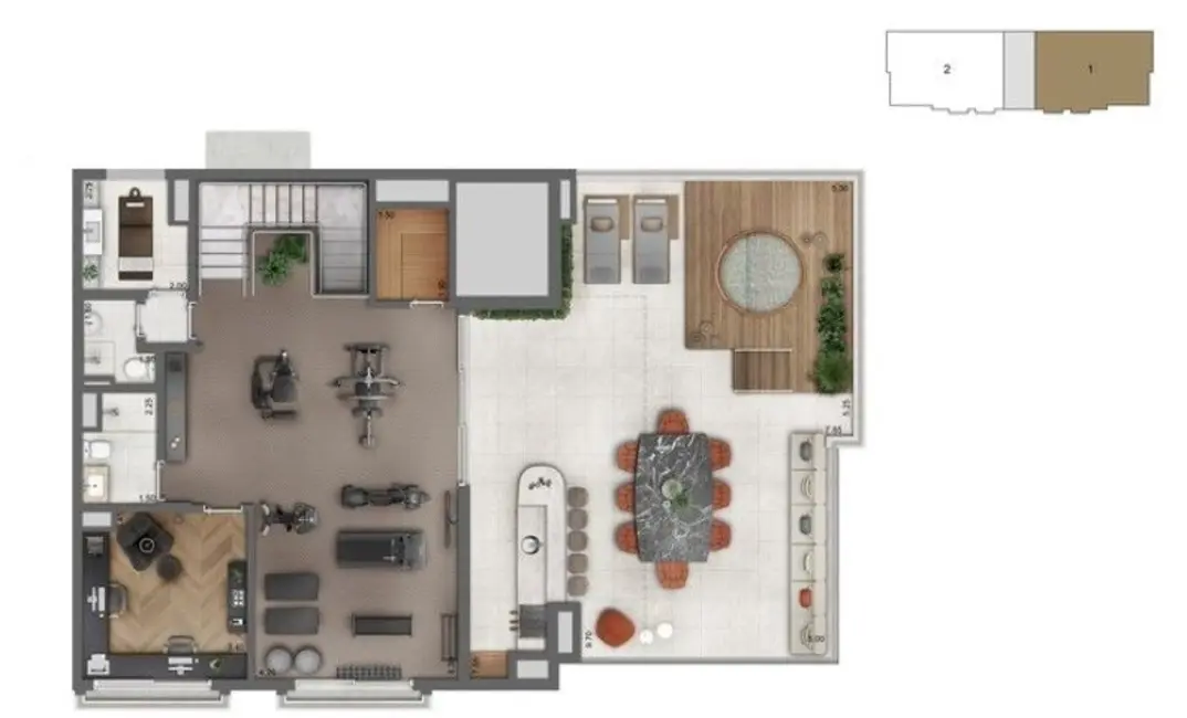 Apartamento com 3 quartos à venda, 165m2 em Campo Belo, São Paulo - SP - imagem 7 Foto 7 de Apartamento com 3 quartos à venda, 165m2 em Campo Belo, São Paulo - SP
