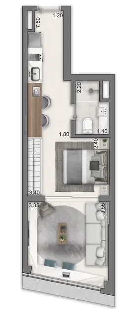 Foto 7 de Apartamento com 3 quartos à venda, 162m2 em Perdizes, São Paulo - SP